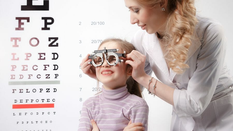 Children's eye test